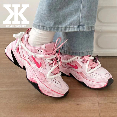 Nike耐克女老爹鞋气泡水母霓虹