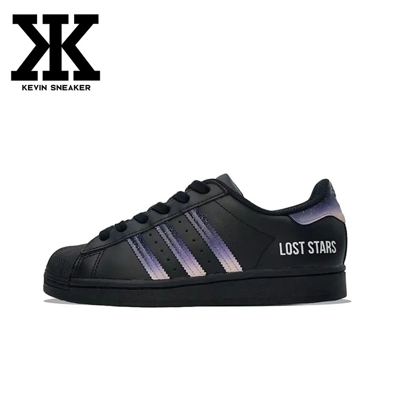 adidas渐变男女同款板鞋低帮