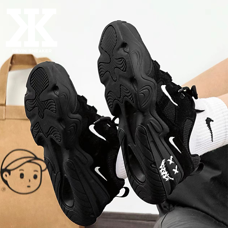 球鞋定制Nike耐克Tech Hera毒液百搭潮流涂鸦低帮生活休闲鞋