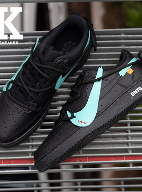 球鞋定制Nike耐克Court Vision Low蒂芙尼蓝断勾未来双勾低帮板鞋