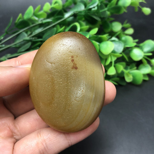 马达加斯加花纹籽料天然冰彩玛瑙马料原石石头手把件收藏奇石2353