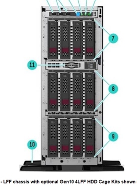 877625-B21 HPE ProLiant ML350 Gen10 Hot Plug LFF
