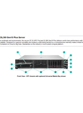 HPE DL380 G10 PLUS 4310 32GB P408i-a  8SFF 800W*2 P43351-AA1