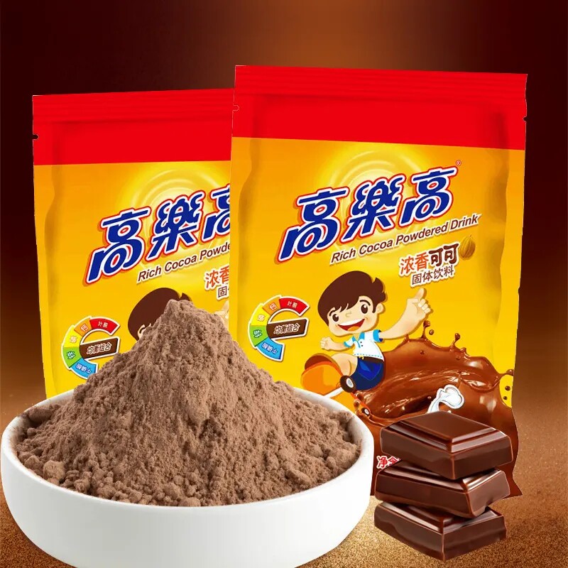 高乐高可可粉冲饮200g袋装固体饮料巧克力味