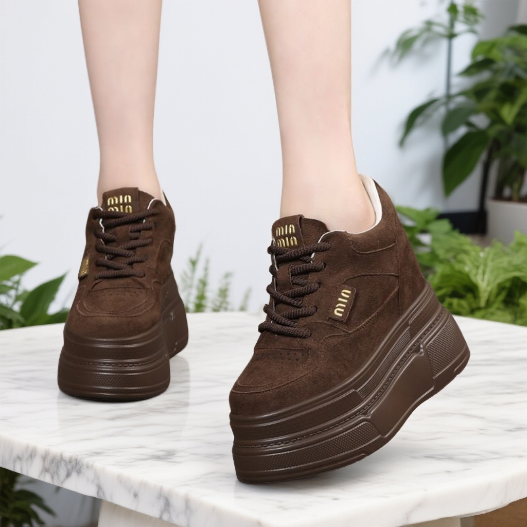 12公分休闲鞋女真皮美拉德小个子14CM内增高10cm超厚底加绒松糕鞋,女鞋,时尚休闲鞋,淘宝优惠券,粉丝福利购,淘宝优惠卷