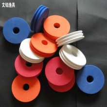 双层线轴散装 主线轴泡沫鱼线轴大号加硬白色双槽主线圈垂钓鱼渔具