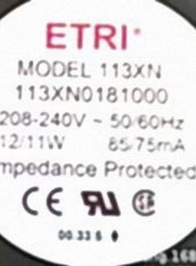 113XN2181000 113XN0181000 208-240V 113XN2182000 115V进口风扇