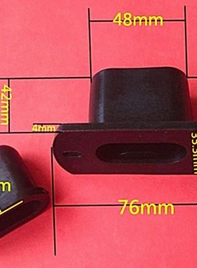 密封胶套EXCELITAS紫外线灯管密封头 U型管专用 G10Q灯头 方头