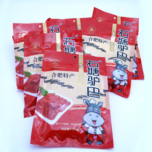 石塘驴巴安徽老字号非遗美食200克袋装纯驴肉熟食无保水剂无淀粉
