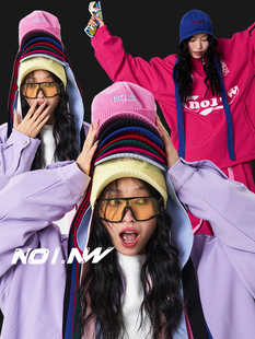 NO1NW滑雪毛线帽百搭保暖单板双板多巴胺彩色男女款