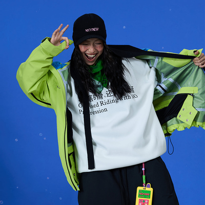 25年新款滑雪服防泼水单板上衣