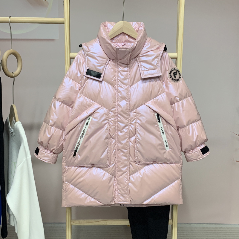 禾雪三防易打理中长款羽绒服