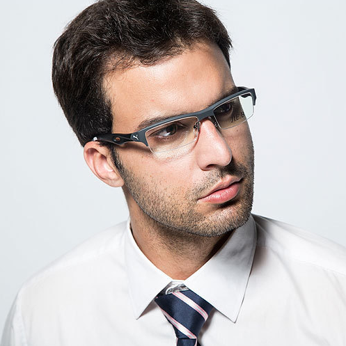 超轻TR90半框运动眼镜架