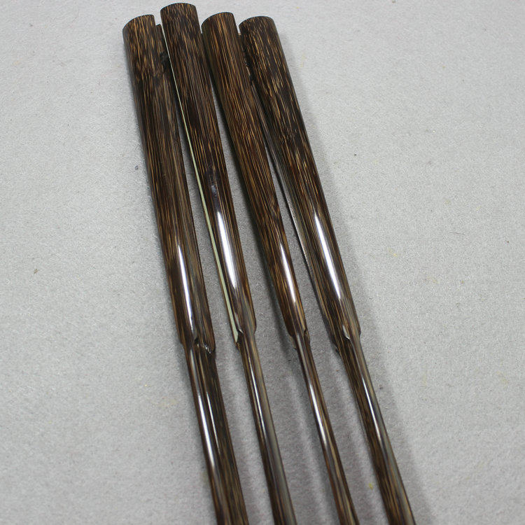 중국 스타일 놀이 접는 팬 전체 코어 갈색 대나무 95 인치 18 뼈 금 와이어 대나무 모양 팬 드립 헤드 유형 팬