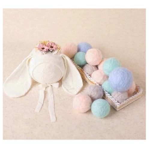 Брендовый детский реквизит для фотографии, детская шерстяная шапка