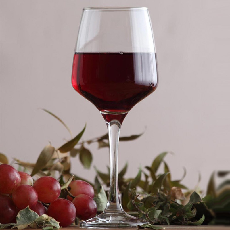 高脚红酒杯香槟杯冰白葡萄酒杯无铅玻璃餐厅酒吧家用酒店餐厅杯