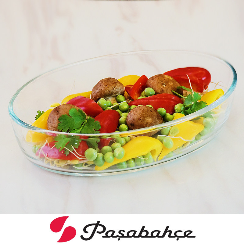 进口玻璃烤盘椭圆形焗饭盘子