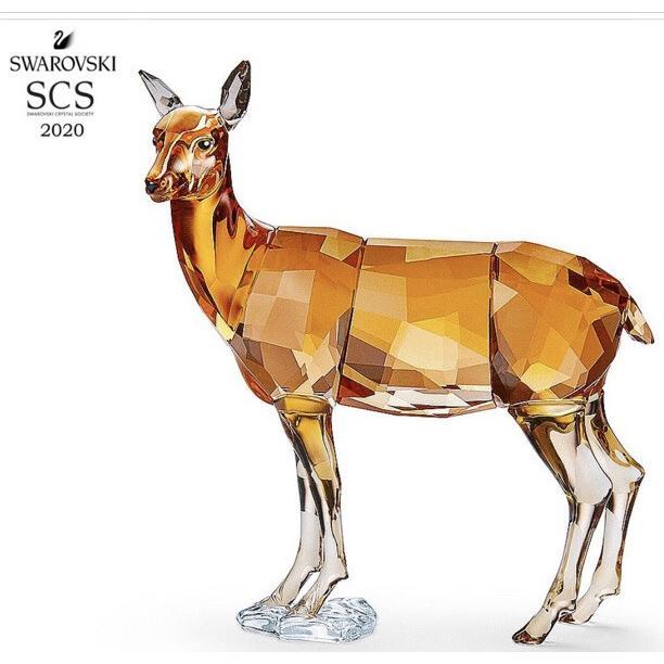 SWAROVSKI施华洛世奇SCS 2020年度版雌鹿水晶雕像5490312
