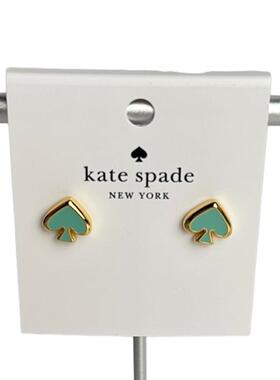 Kate Spade Everyday珐琅耳环水晶蓝色