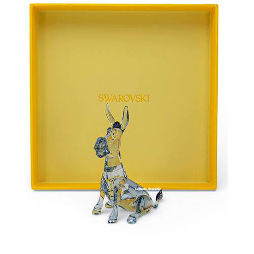 施华洛世奇Swarovski Adults摆件Shrek Donkey水晶灰色100