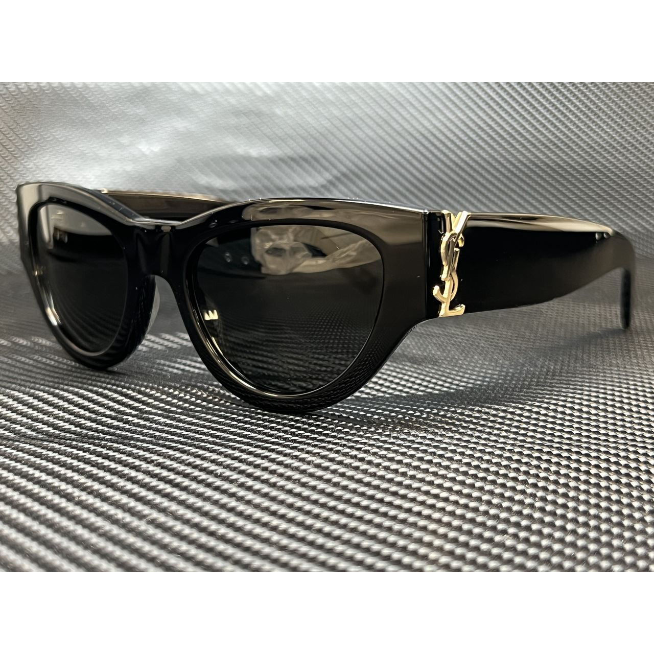 SAINT LAURENT圣罗兰SL M94 001黑色猫眼53 mm女士太阳眼镜