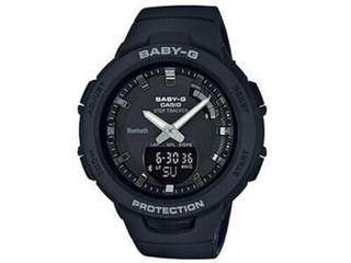 Casio卡西欧Casio BSAB1001AD女手表黑色Baby G数字的显示