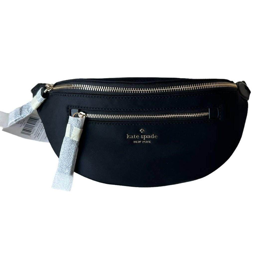 Kate Spade Womans切尔西黑色尼龙腰包Fanny