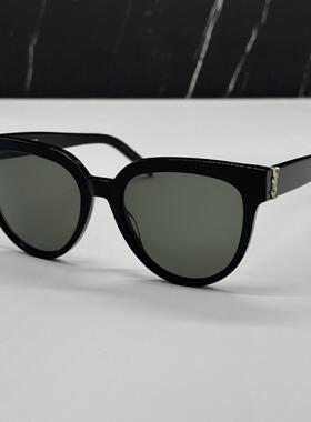 SAINT LAURENT圣罗兰 SL M28 003女黑色太阳眼镜