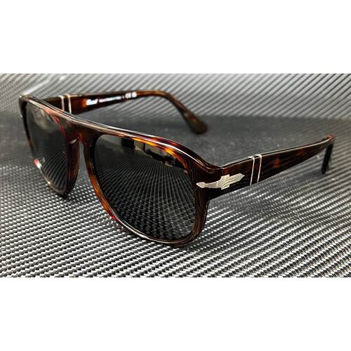 Persol PO3310S 24 B1 Jean棕色棕色中性57 mm太阳眼镜