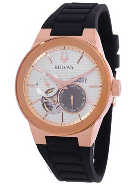 代购宝路华Bulova 97A186男手表Latin Grammy计时表自动机械银