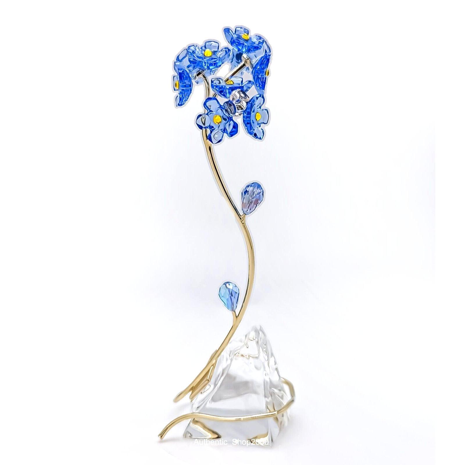 施华洛世奇Swarovski摆件水晶蓝色100 Florere Forget Me Not