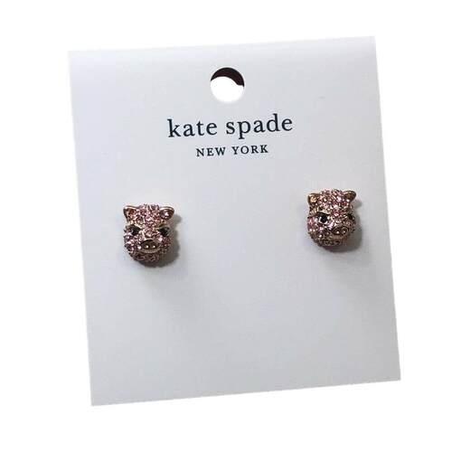 Kate Spade New York Favorites  P猪Studs E耳环Pink Bwith Tag