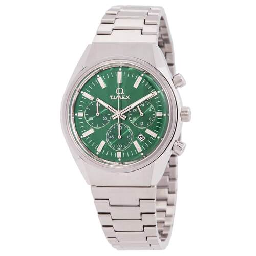 天美时Timex TW2W33600男手表Q Falcon Eye计时表石英绿色