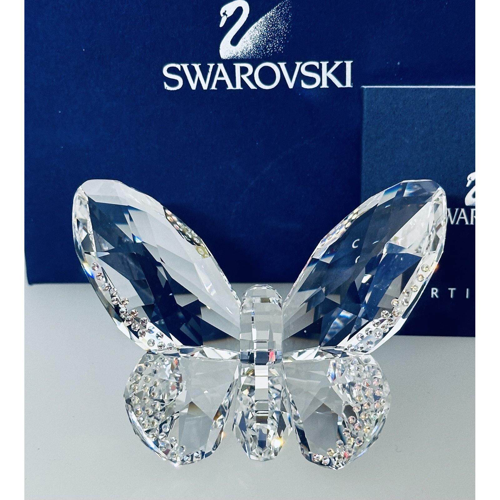 施华洛世奇Swarovski 1043026 Adults摆件蝴蝶水晶清楚的