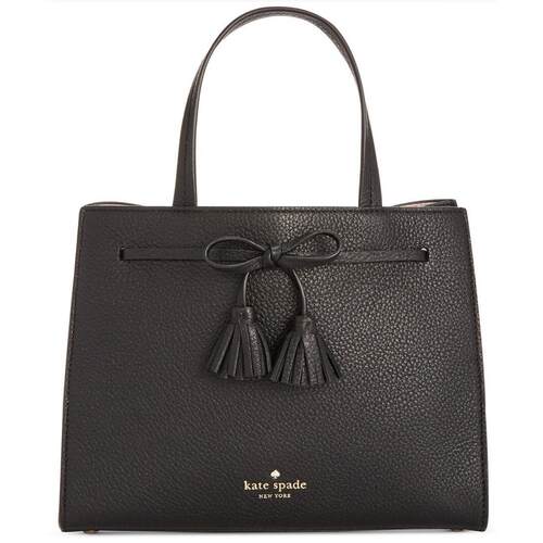 kate spade New York黑色真皮包Hayes Street小号Isobel PXRU7598