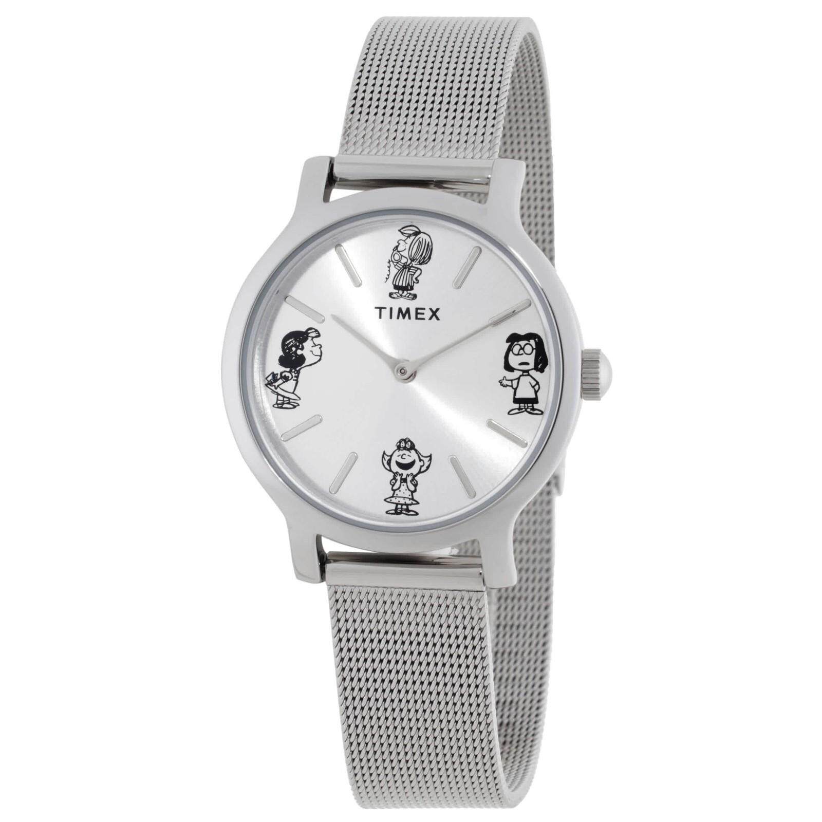 天美时Timex TW2W46000女手表Transcend Peanuts Sketch石英