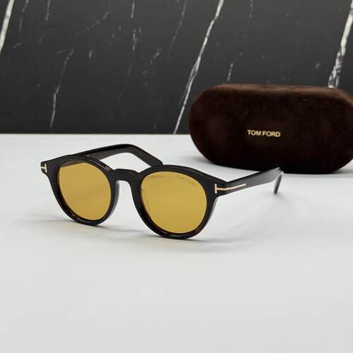 TOMFORD汤姆福特 FT1123 52E黑色黄色太阳眼镜