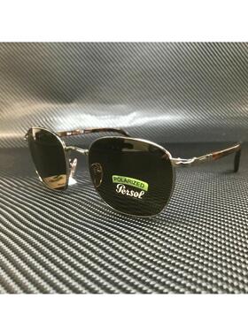 Persol PO2476S 513 57灰色方形中性52 mm偏光太阳眼镜