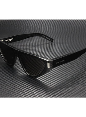 SAINT LAURENT圣罗兰SL 468 001黑色猫眼55 mm女士太阳眼镜