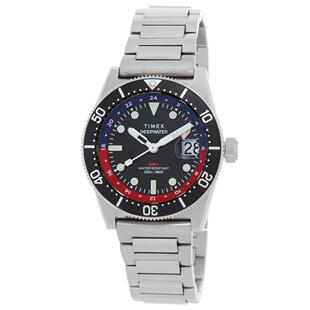 天美时Timex TW2W95300男手表Deepwater Reef石英黑色表盘