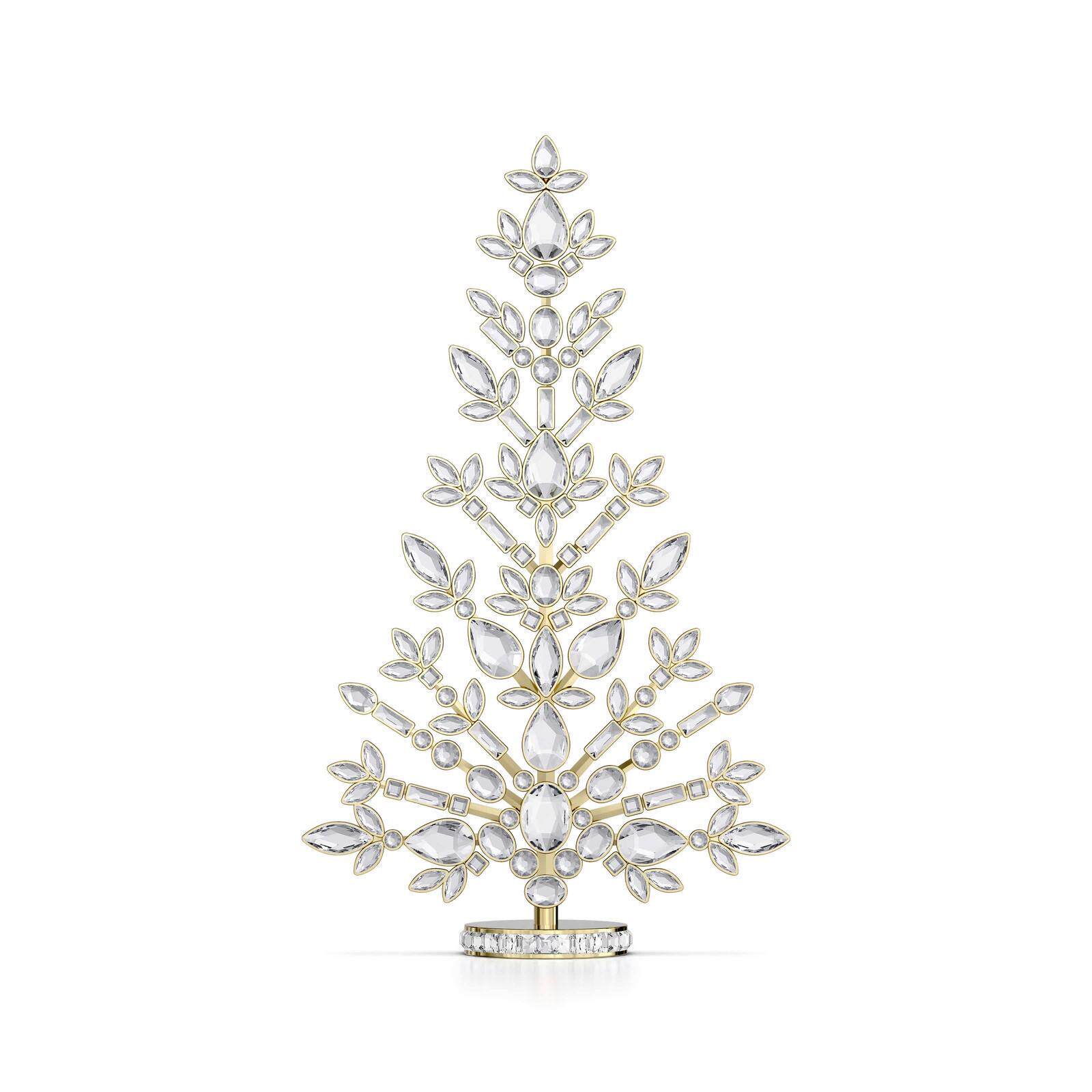 SWAROVSKI施华洛世奇Gema节日树摆件装饰水晶白色5742094