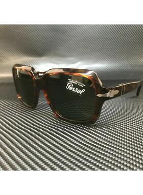 Persol PO0581S 24 31棕色绿色方形男士太阳眼镜54 mm