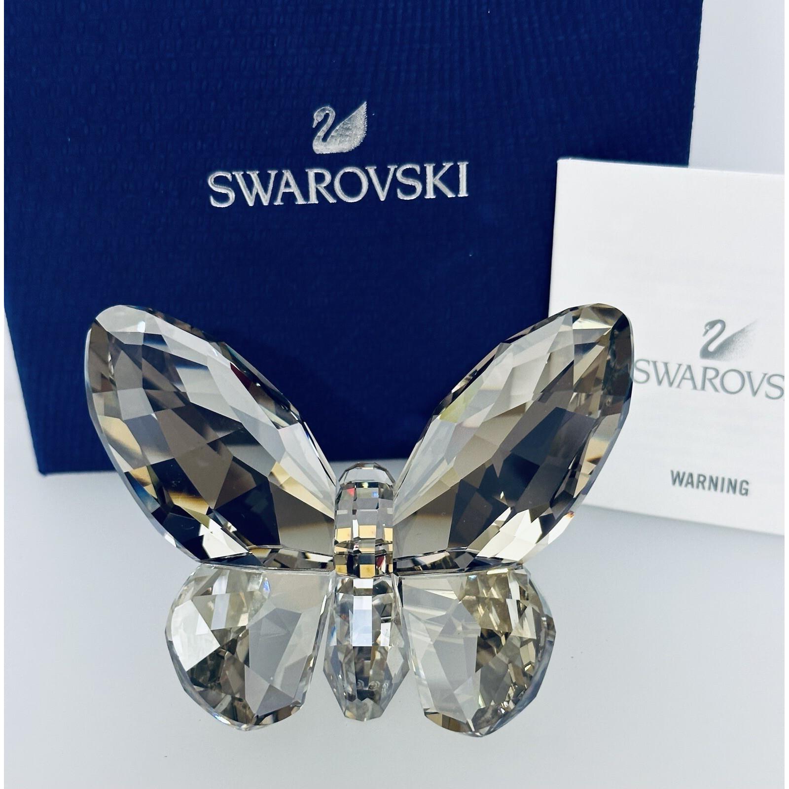 施华洛世奇Swarovski 952727 Adults摆件蝴蝶水晶Satin Blac
