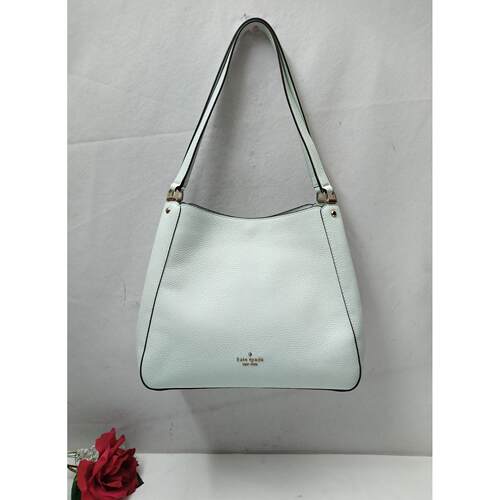 kate spade New York浅蓝色荔枝皮3 Compartments单肩包