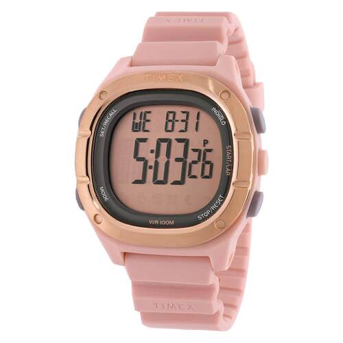 天美时Timex TW5M35700男手表Command石英数字的粉色表盘
