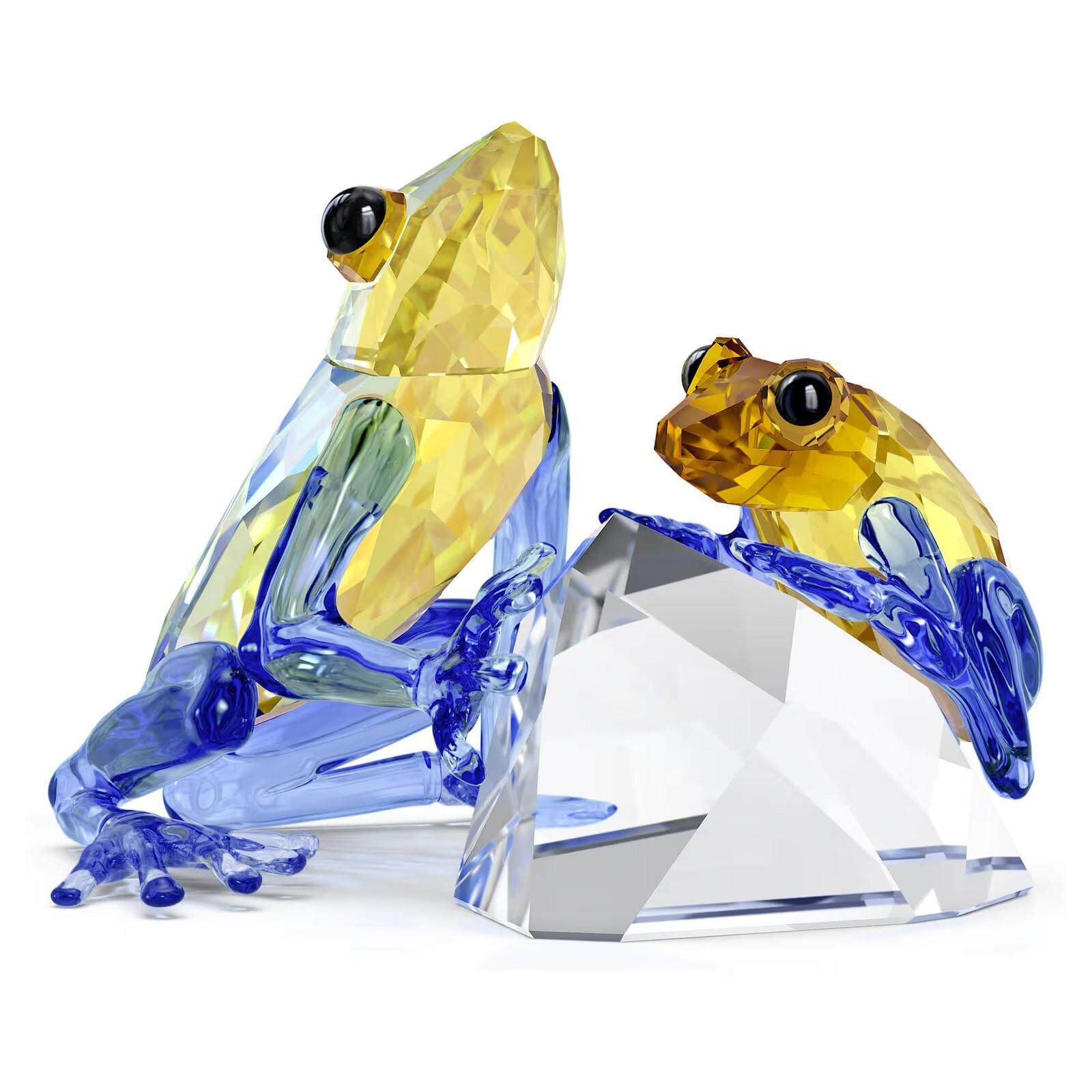 SWAROVSKI施华洛世奇水晶Idyllia青蛙婴儿Figurne装饰彩色的