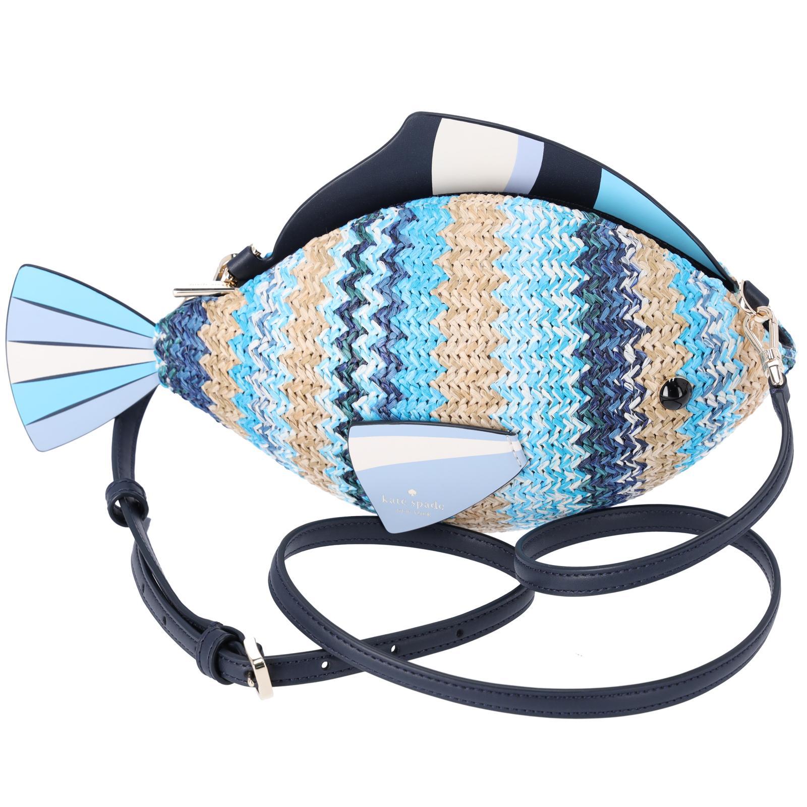 kate spade new york KG739女士包袋Fisherman What Catch 3D鱼