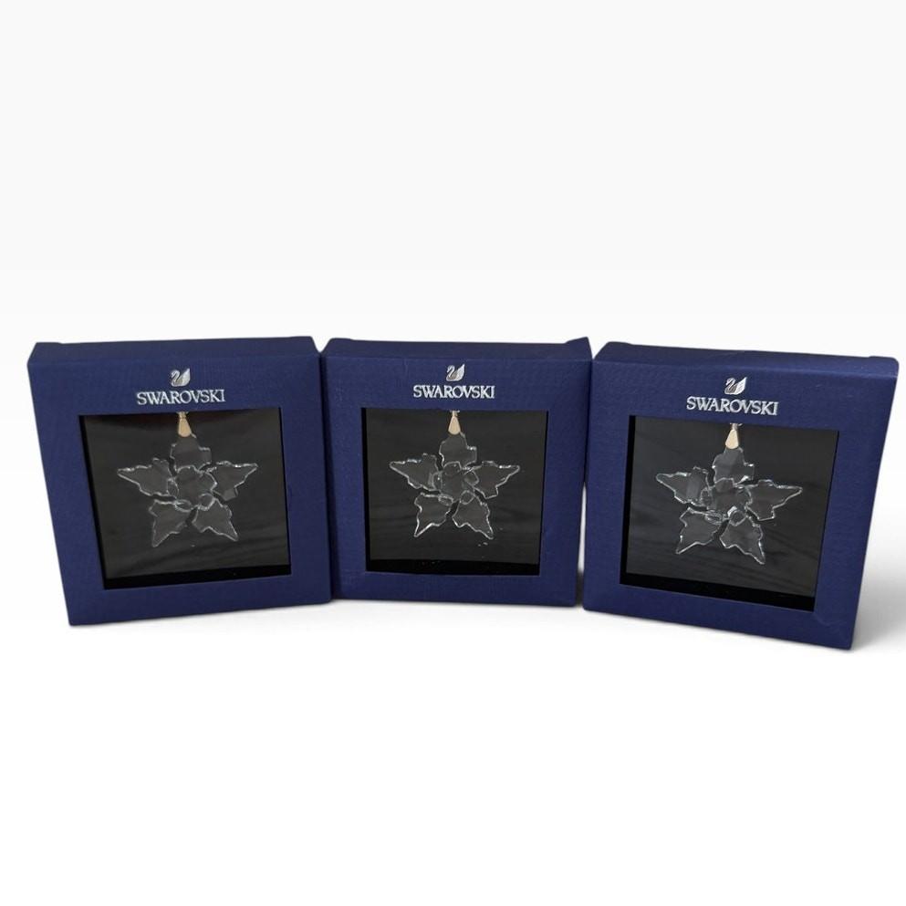 SWAROVSKI施华洛世奇2021年度版BUNDLE 3星星圣诞雪花装饰