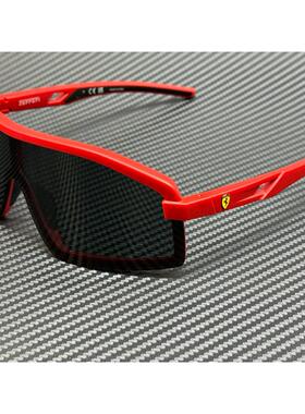 FZ6010U 514 87磨砂红色灰男士65 mm Ferrari男太阳眼镜