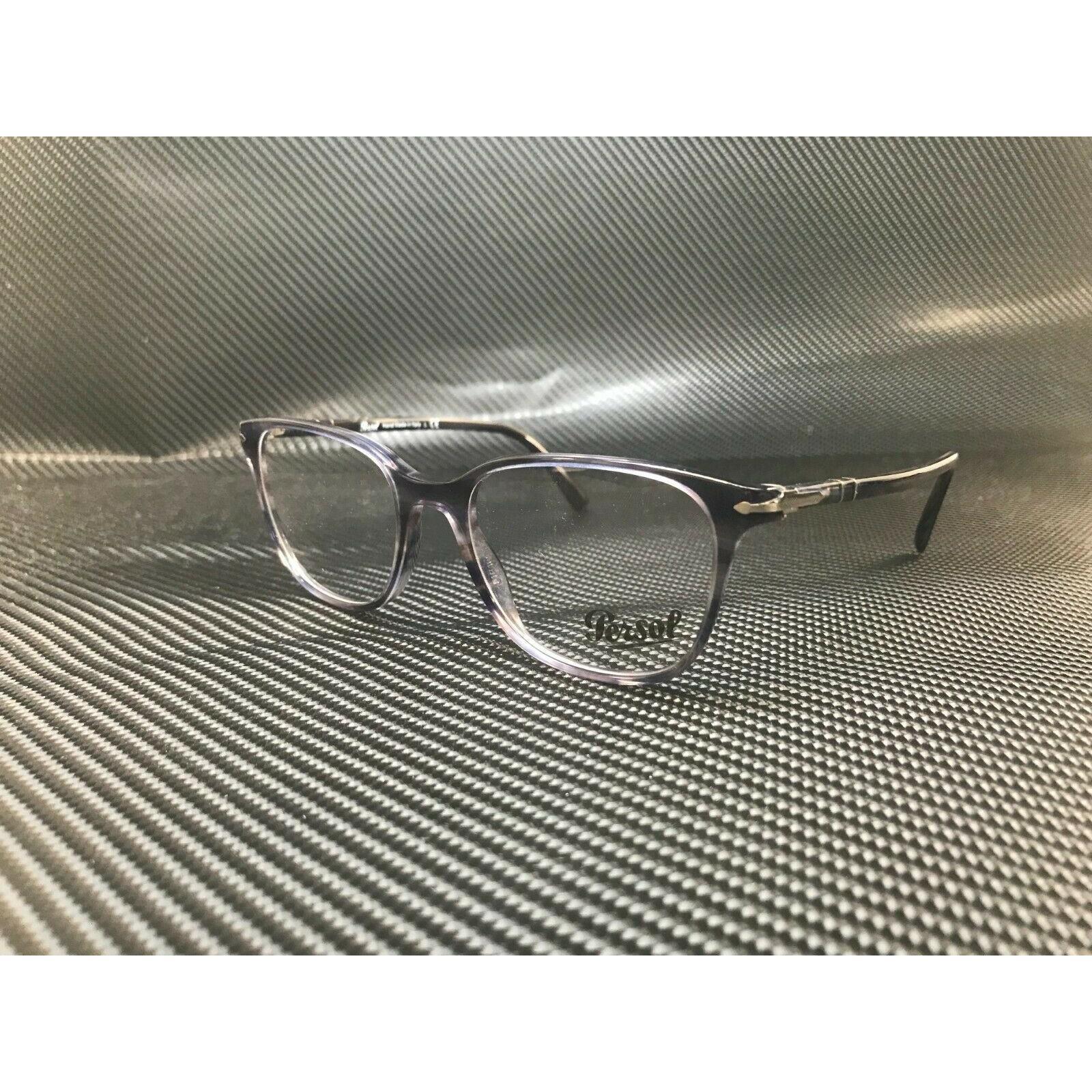 Persol PO3203V 1083蓝色灰镜片男士近视眼镜框架51 mm